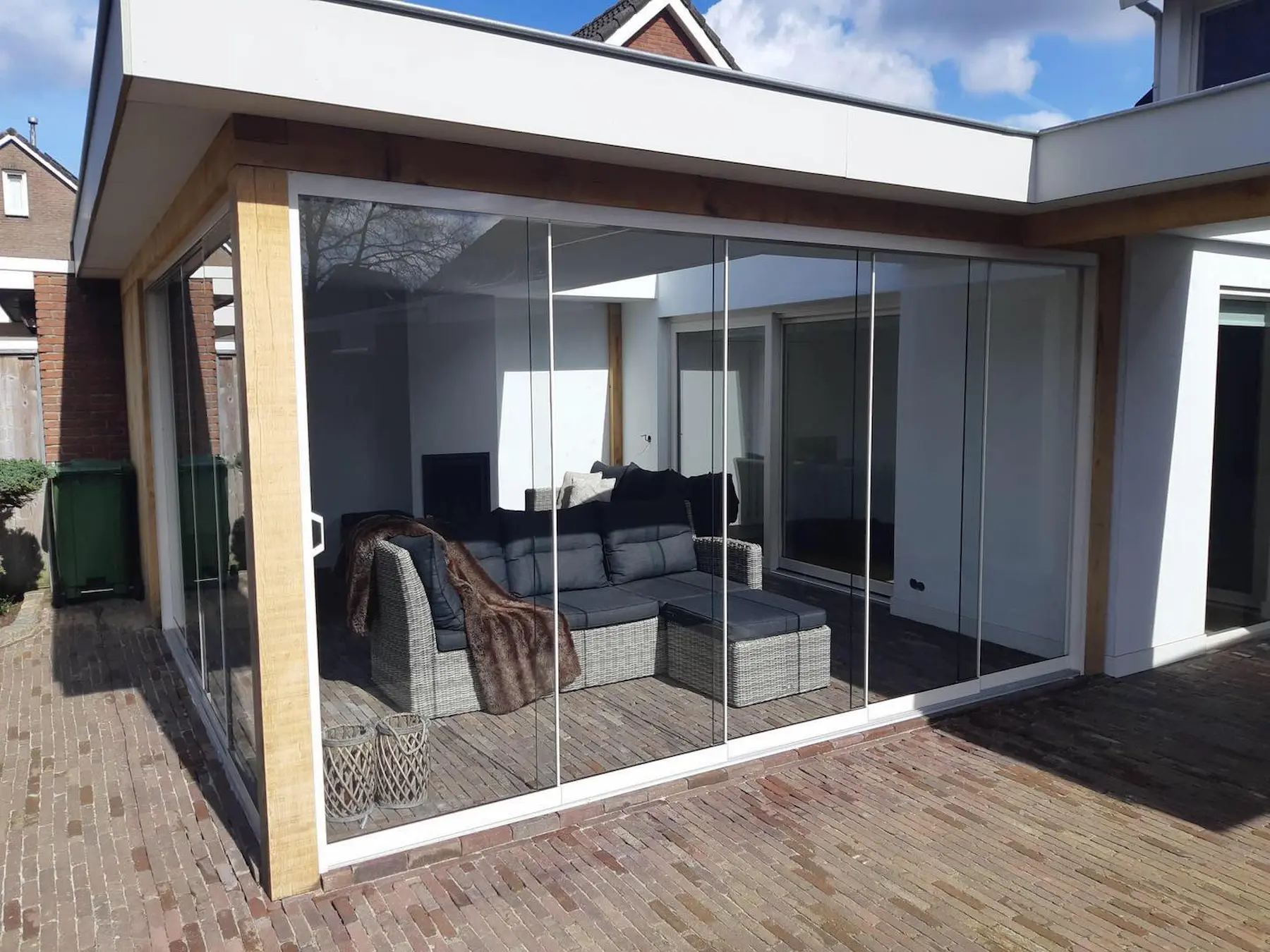 Overkapping Plaatsen Zonder Fundering